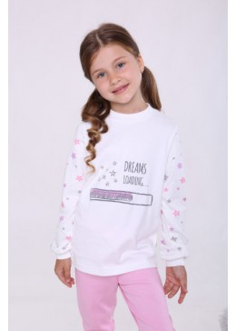 Модный карапуз розовая пижама для девочек 03-01020-0